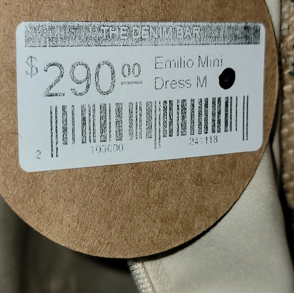 Keepsake Emilio LS Mini Dress Metallic Oyster - Picture 12 of 13